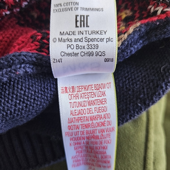 Marks & Spencer boys Christmas mouse nutcracker sweater - Picture 6 of 6